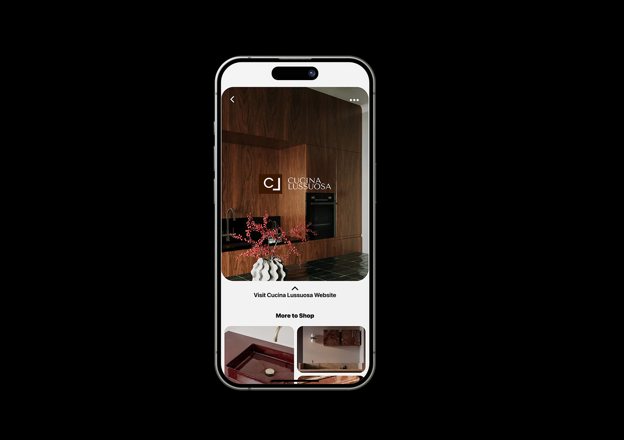 Cucina Lussuosa mobile website